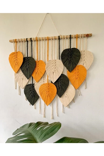 Makrome Dekoratif Duvar Süsü