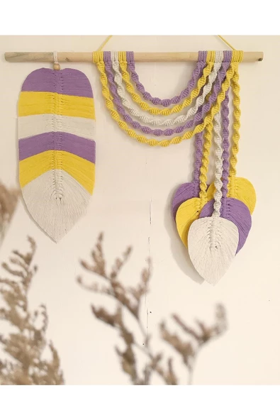 Makrome Dekoratif Duvar Süsü