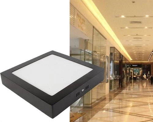 Maxled 12w Sıva Üstü Siyah Kasa Kare Led Panel Armatür 3000K Günışığı - 3