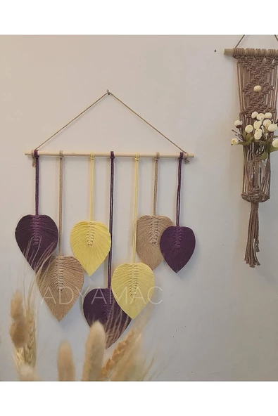 Makrome Dekoratif Duvar Süsü