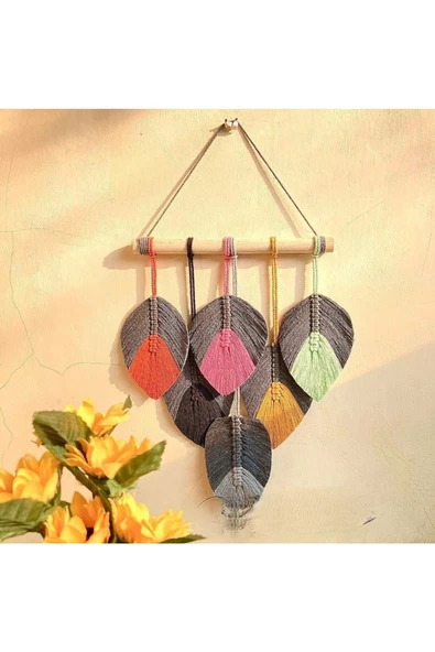 Makrome Dekoratif Duvar Süsü