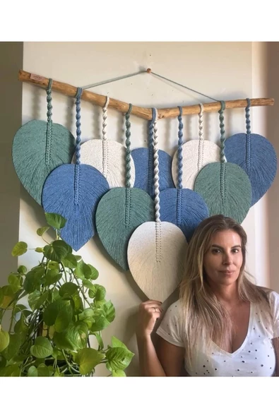 Makrome Dekoratif Duvar Süsü