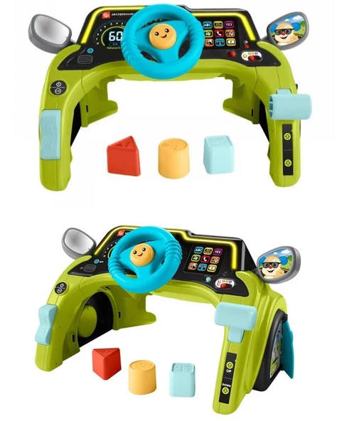 Fisher Price Sesli ve Işıklı Eğlen ve Öğren İlk Arabam HYR91 - 2