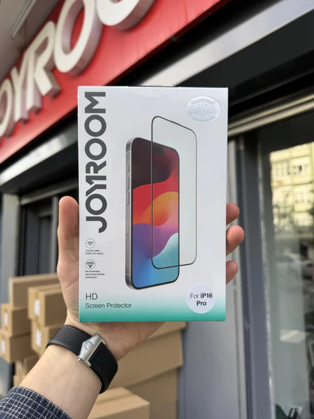 Joyroom iPhone 16 Pro (6.3) HD Kırılmaz Cam Tam Kaplayan Ekran Koruyucu - Resim 2