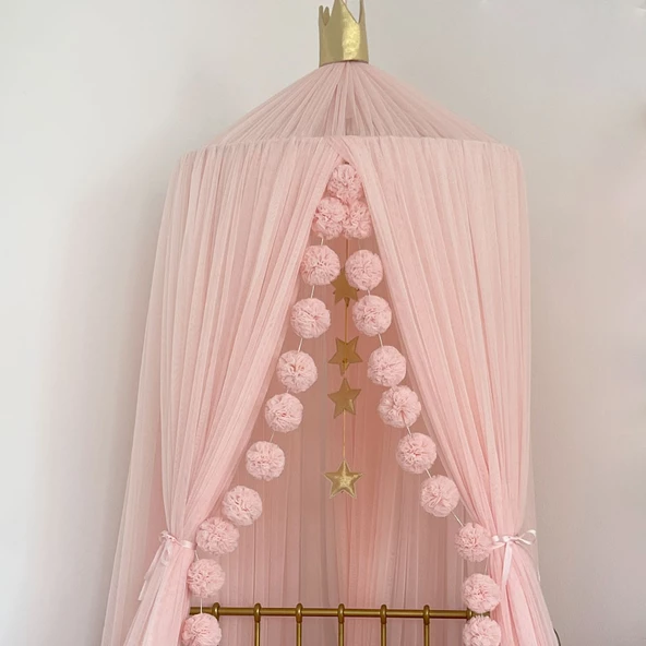 Pamuka Tül Cibinlik Deluxe Baby Pink - 3