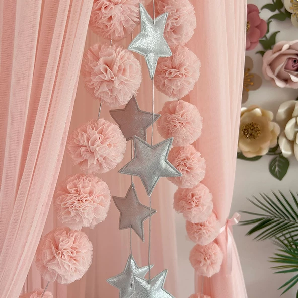 Pamuka Tül Cibinlik Deluxe Baby Pink - 2