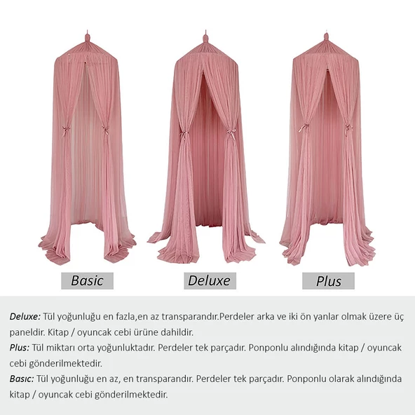 Pamuka Tül Cibinlik Deluxe Baby Pink - 7
