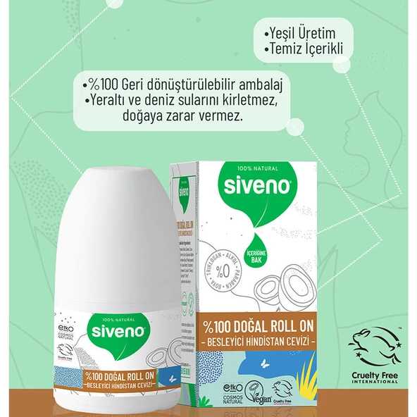 Siveno Doğal Besleyici Hindistan Cevizi Özlü Roll-On 50 Ml - 5