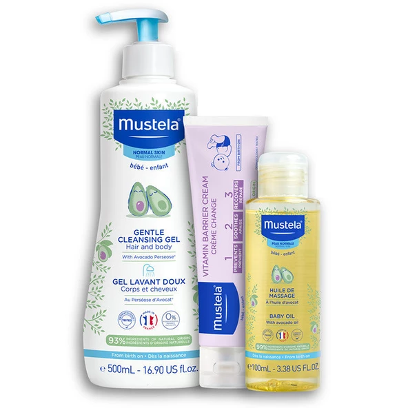 Mustela Bebek Günlük Çözüm Seti