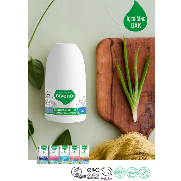 Siveno Doğal Ferahlatıcı Aloe Vera Özlü Roll-On 50 Ml - 5