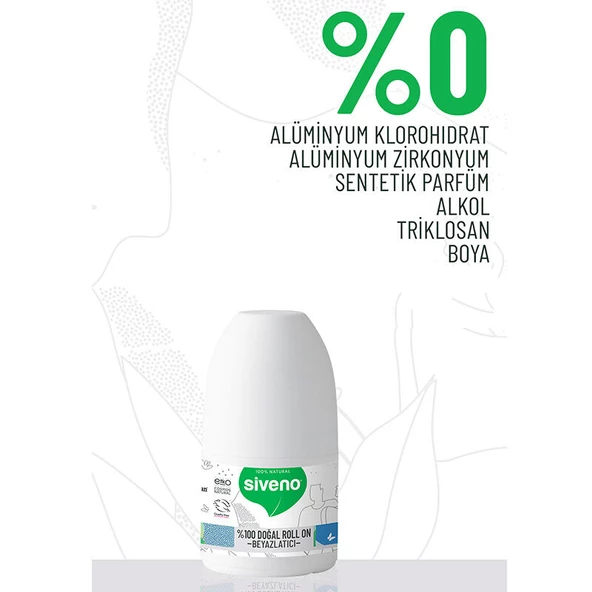 Siveno Beyazlatıcı Etkili Doğal Roll On 50 ml - 4