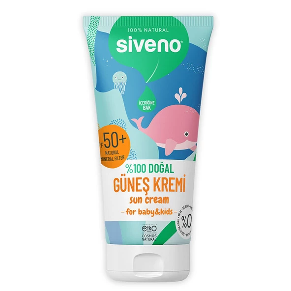 Siveno Bebekler için Doğal Güneş Kremi Spf50+ 50 ml