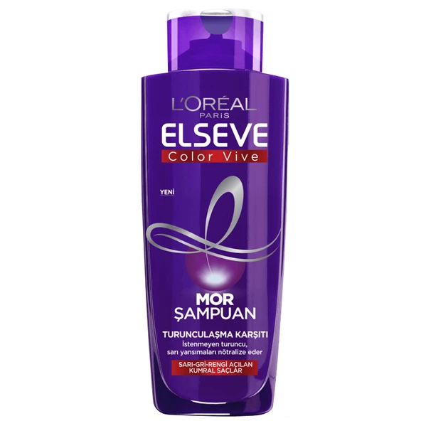 Loreal Paris Elseve Turunculaşma Karşıtı Mor Şampuan 200 Ml