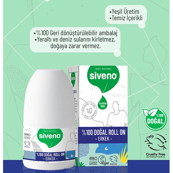 Siveno Doğal Erkekler İçin Roll-On 50 Ml - 5