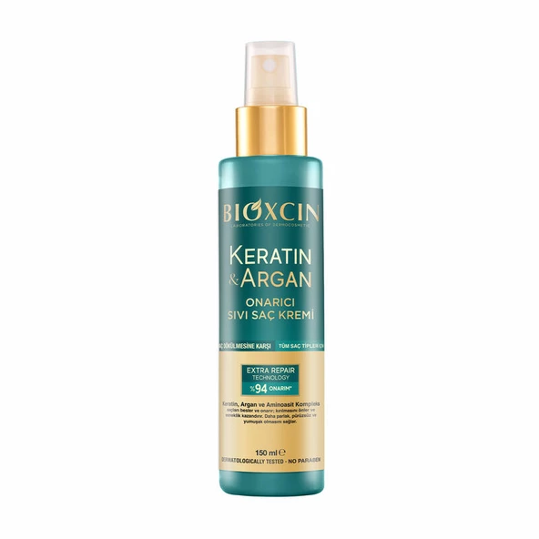 Bioxcin Keratin Ve Argan Onarıcı Sıvı Saç Kremi 150 Ml