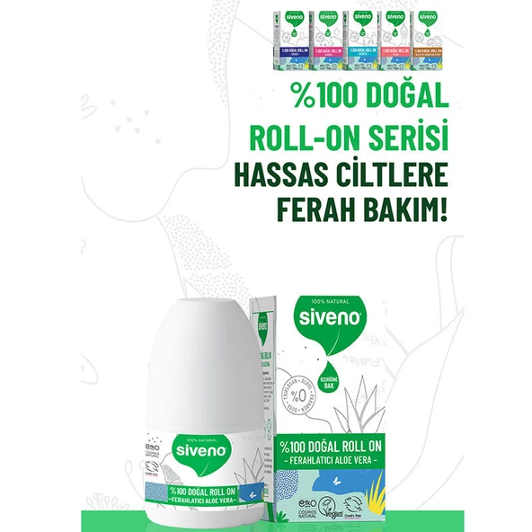 Siveno Doğal Ferahlatıcı Aloe Vera Özlü Roll-On 50 Ml - 3