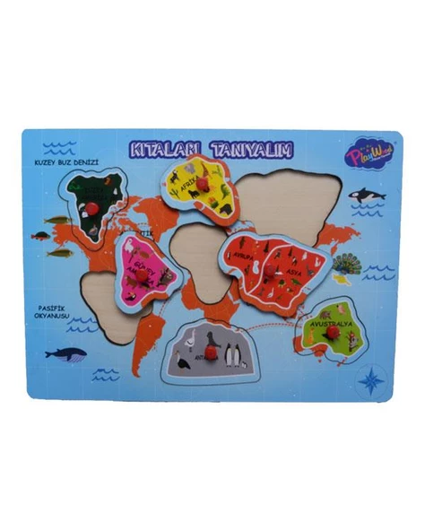 Ahşap Tutmalı Kıtaları Tanıyalım ONY204/205 Playwood - 2