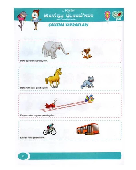 Mavi Su Ülkesinde Çalışma Yaprakları Yumurcak Yayınları - Resim 2