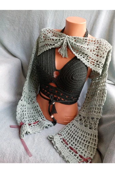 MAM Vip Handmade Bolero Aruz İspanyol Kol - 3