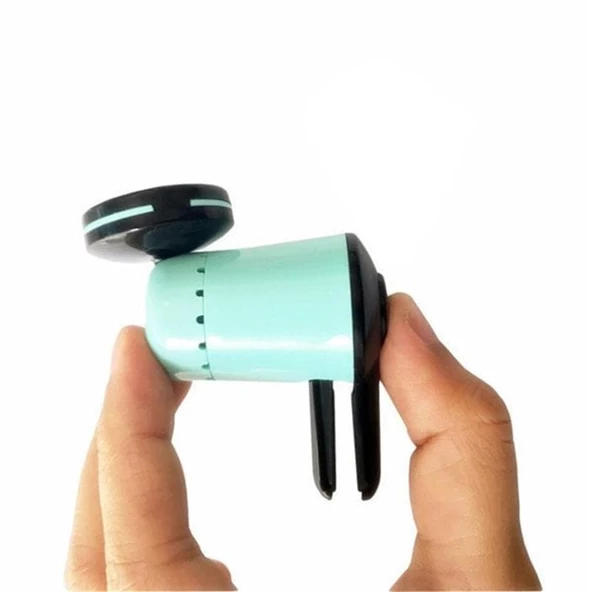 Renkli Mini araç telefon tutucu Turkuaz - 2