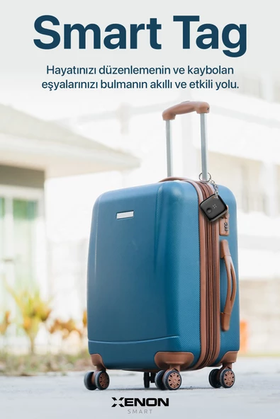 Xenon Smart Smart Tag Siyah Akıllı Takip Cihazı 3 adet (Apple Lisanslı) - Resim 4