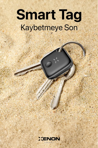 Xenon Smart Smart Tag Siyah Akıllı Takip Cihazı 3 adet (Apple Lisanslı) - Resim 2