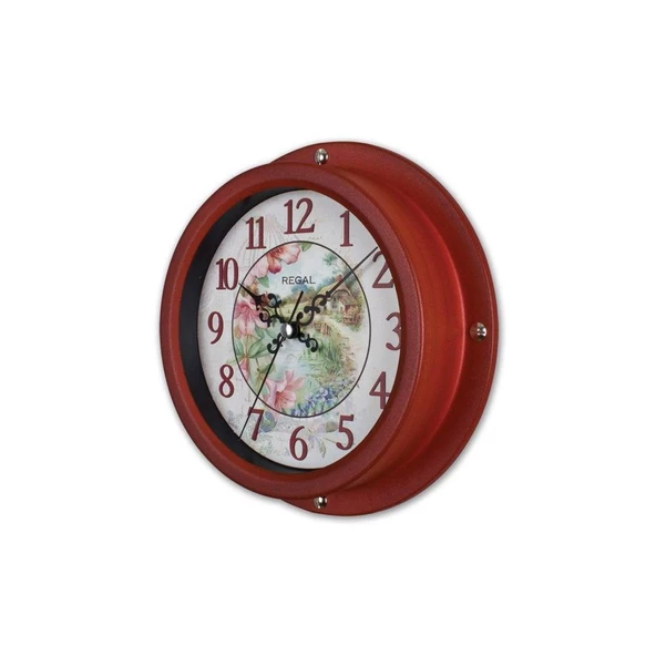 Regal 0066 R2 Vintage Tarzı Metal Kasa 22,5 Cm. Duvar Saati - 2