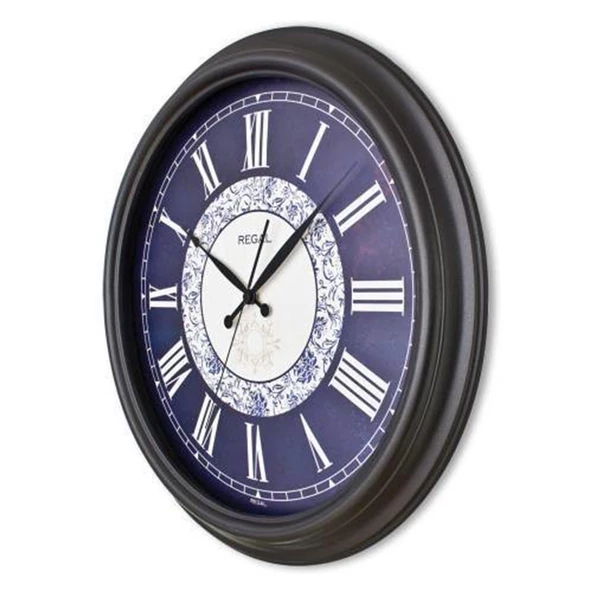 Regal 9108 B2 Siyah Ferforje Efekti Büyük Boy Duvar Saati - Resim 4