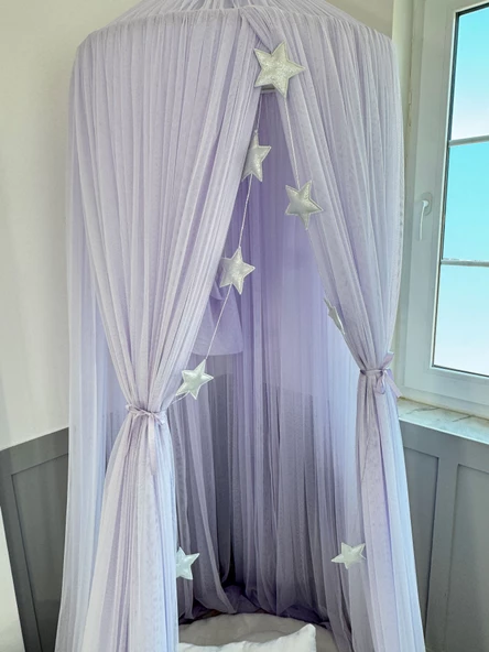 Pamuka Tül Cibinlik Deluxe Baby Purple - 4