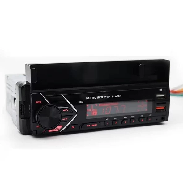 Maxessa C10BT Telefon Tutma Mekanizma ve Ambians Aydınlatmalı Oto Teyp - 2