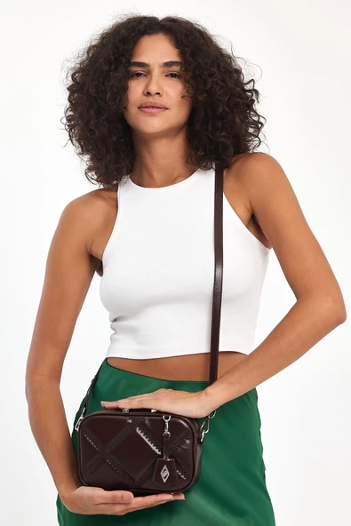 Noche Bag -Cube Model Kadın Omuz Çantası - 7