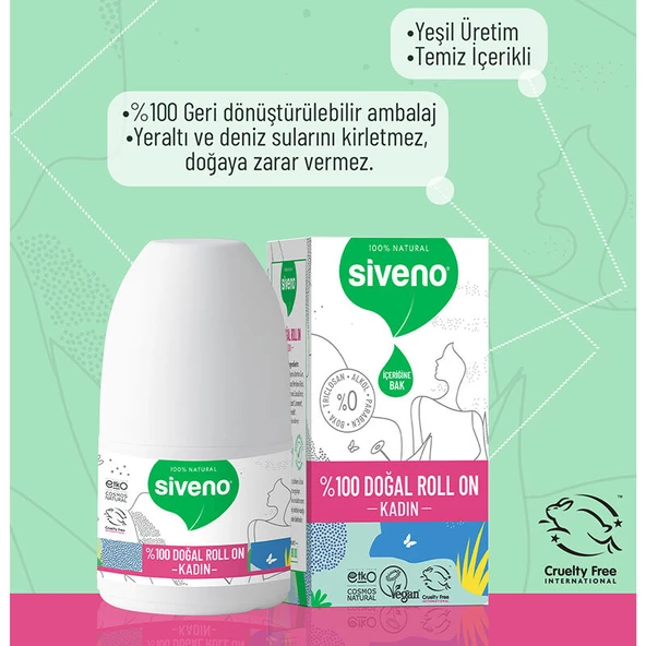 Siveno Doğal Kadınlar İçin Roll-On 50 Ml - 5