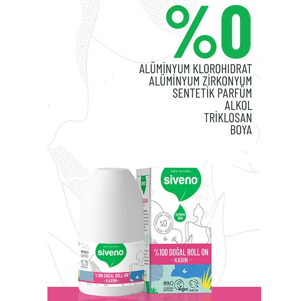 Siveno Doğal Kadınlar İçin Roll-On 50 Ml - 4