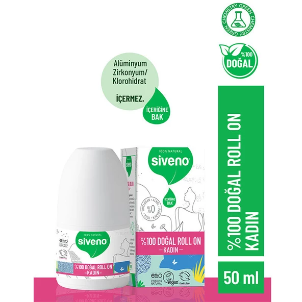 Siveno Doğal Kadınlar İçin Roll-On 50 Ml - 2