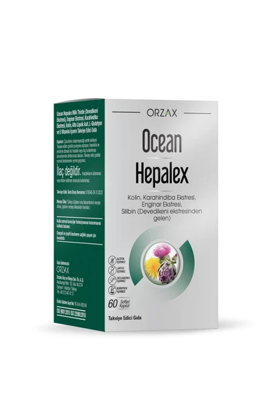 Orzax Ocean Hepalex 60 Softgel Kapsül