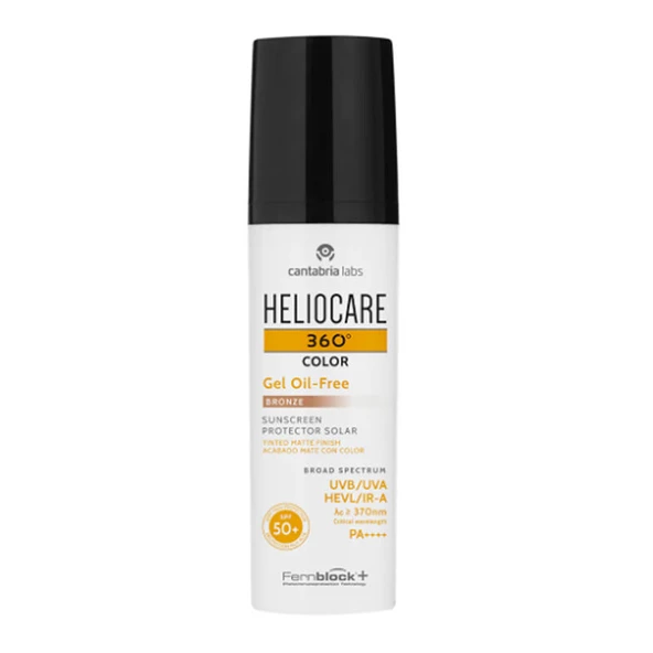 Heliocare 360 Color Gel Oil Free Spf50+ Güneş Koruyucu 50 ml - Bronze