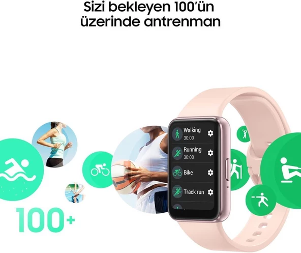 Samsung Galaxy Fit 3 Pembe Akıllı Bileklik - Outlet - 4