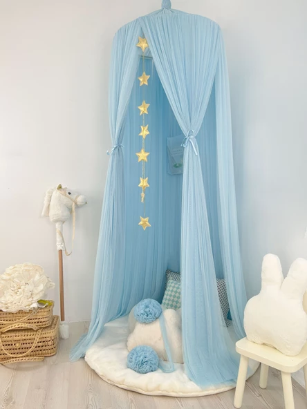 Pamuka Tül Cibinlik Deluxe Blue - 3