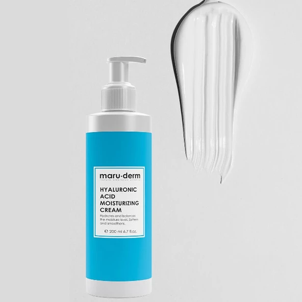 Maruderm Hyalüronik Asit Nemlendirici Yüz Ve Vücut Cilt Bakım Kremi 200 Ml - 4