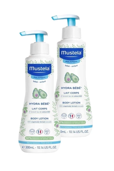 Mustela Hydra Bebe Body Lotion 300 ml 2 Adet