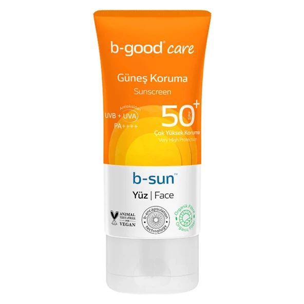 b-good b-sun SPF 50+ Yüz Güneş Koruma 50 ml