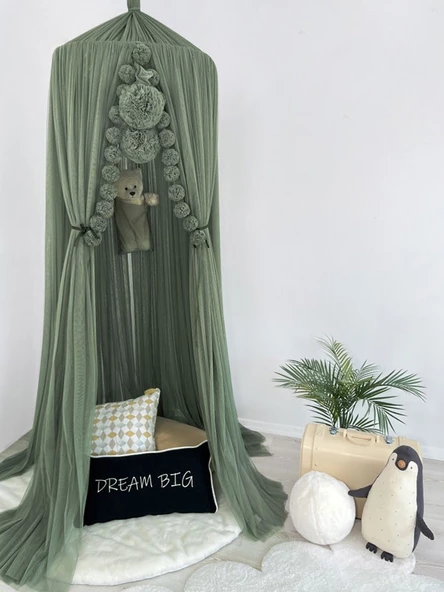 Pamuka Tül Cibinlik Deluxe Khaki Green - 3
