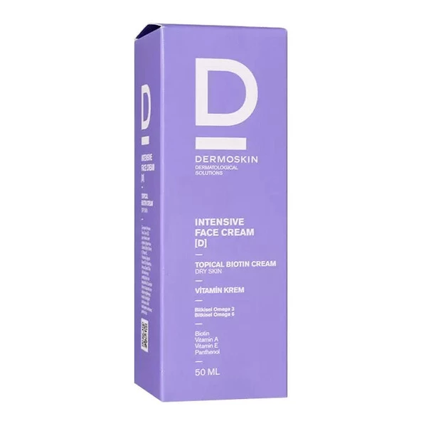Dermoskin Intensive Face Cream D Topical Biotin Cream (Kuru Ciltler) 50 ml - 2