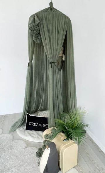Pamuka Tül Cibinlik Deluxe Khaki Green - 2