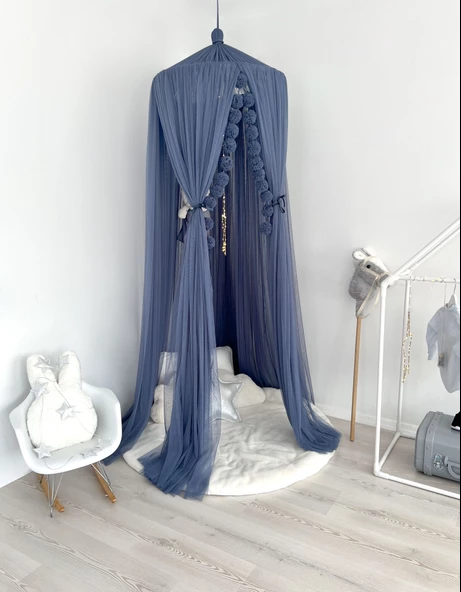 Pamuka Tül Cibinlik Deluxe Glaucous Blue - 2