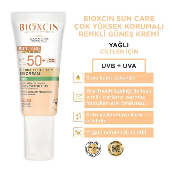 Bioxcin Sun Care Yağlı Ciltler için Güneş Kremi SPF 50+ 50 ml - Renkli - Resim 5