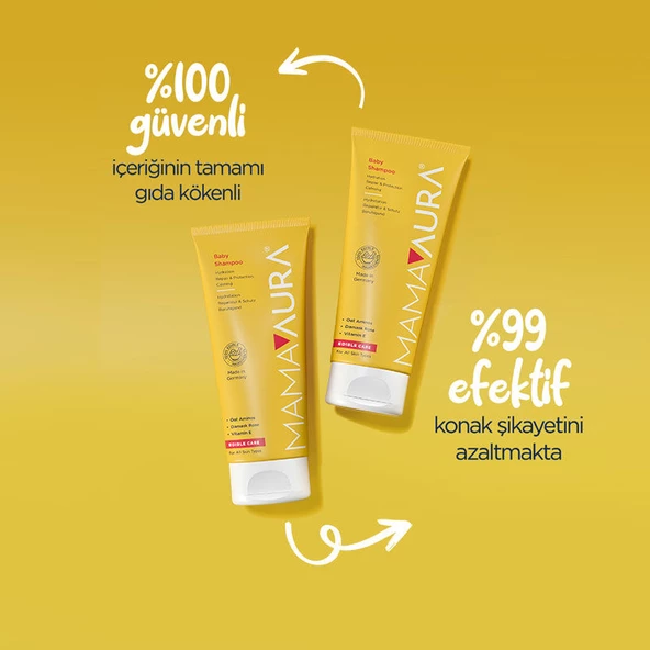 Mamaaura Baby Shampoo 200 ml - Resim 3