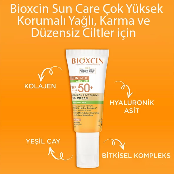 Bioxcin Sun Care Düzensiz Ciltler için Spf 50 Güneş Kremi 50 ml - Resim 6
