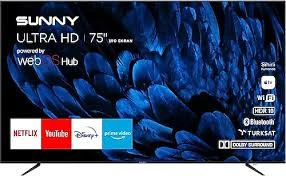 Sunny SN75LEDB252 4K Ultra HD 75" 190 Ekran Uydu Alıcılı webOS Smart LED TV