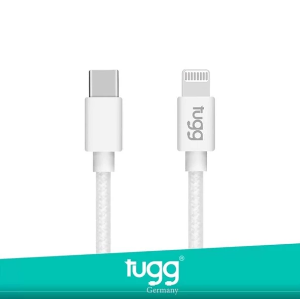 TUGG GERMANY 104627 ŞARJ KABLOSU TYPE-C LİGHTNİNG (IPHONE)